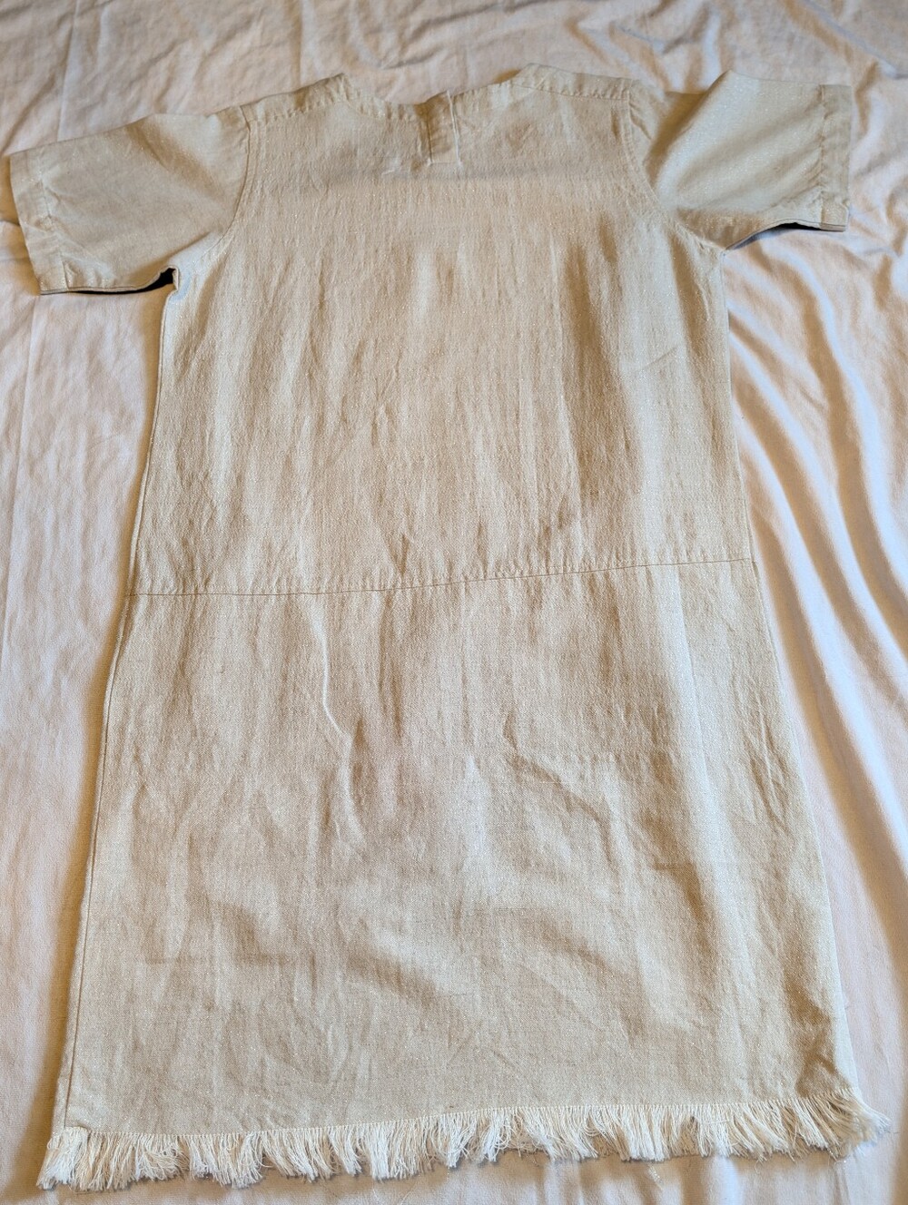 Crown Linen Designs 100% Linen with glitter Dress size small - Picture 4 of 10